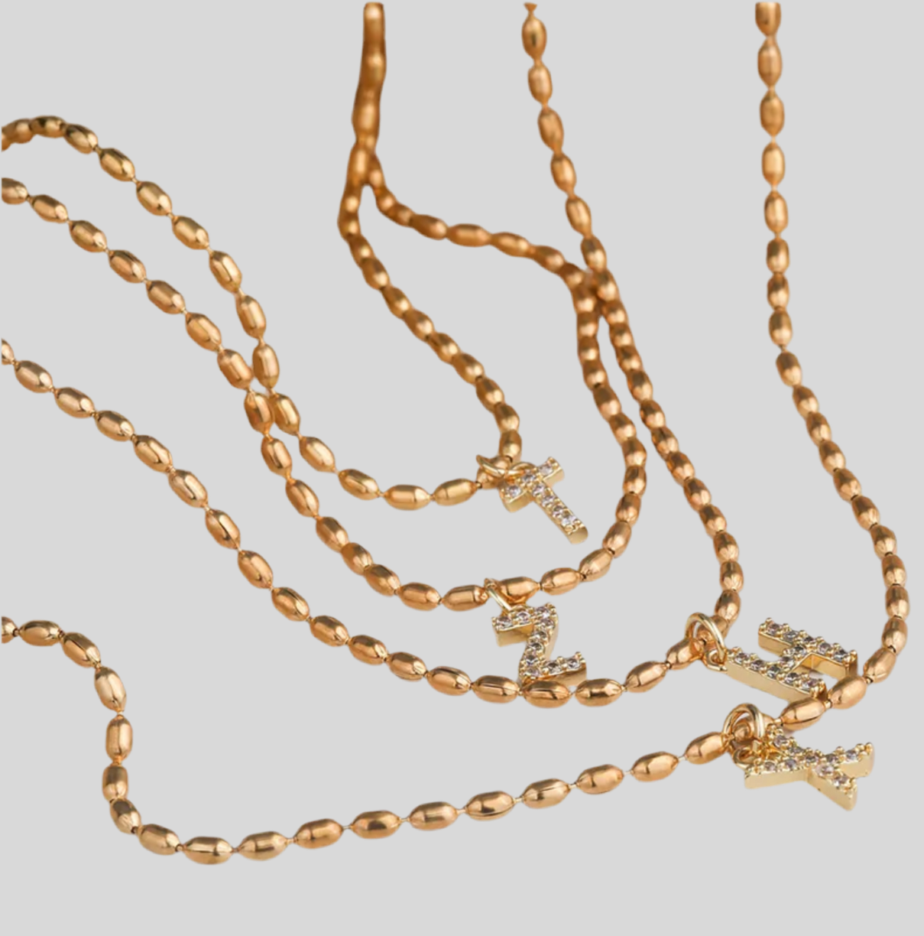 Bright initial Necklace