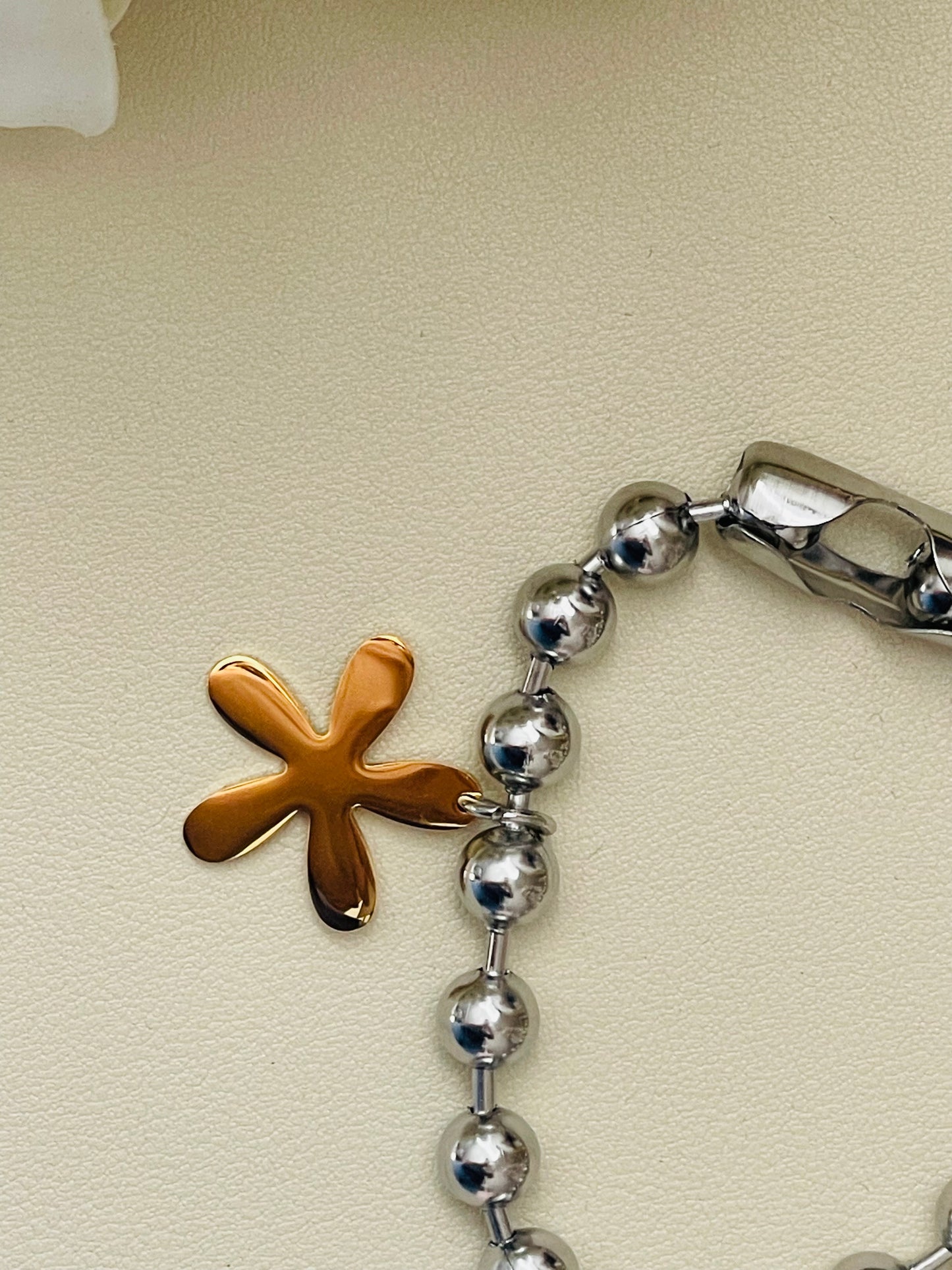 Stars, flowers & heart bracelet