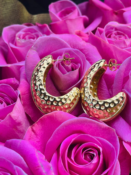 Chunky texture drops Earrings