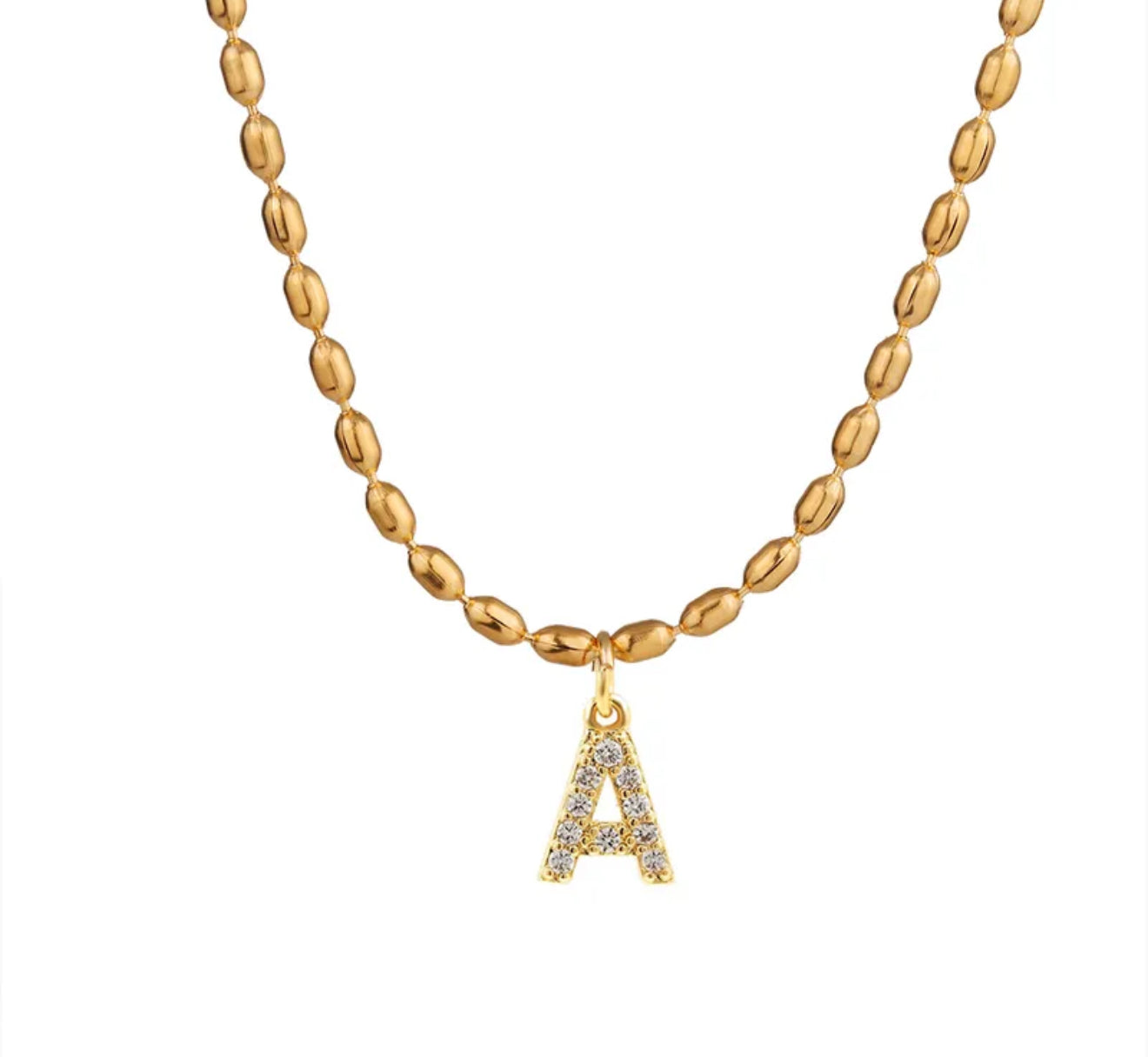 Bright initial Necklace