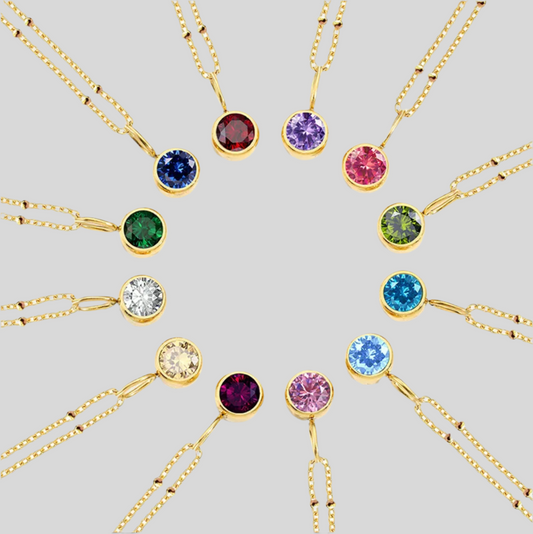 Birthday stone  Necklace
