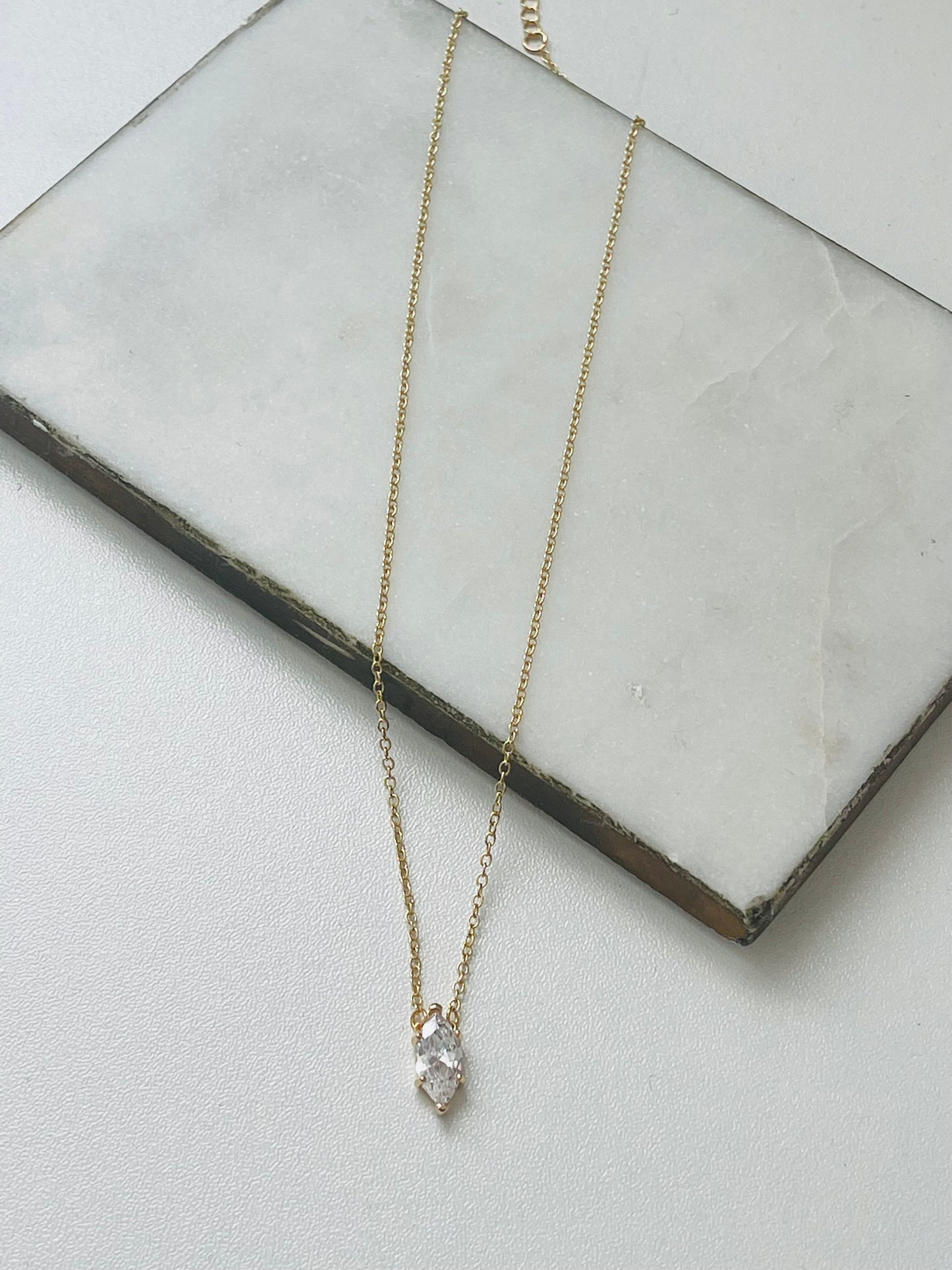 Celia drop necklace