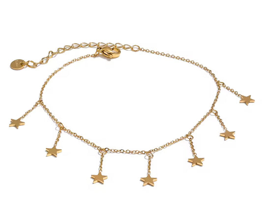 Stars anklet