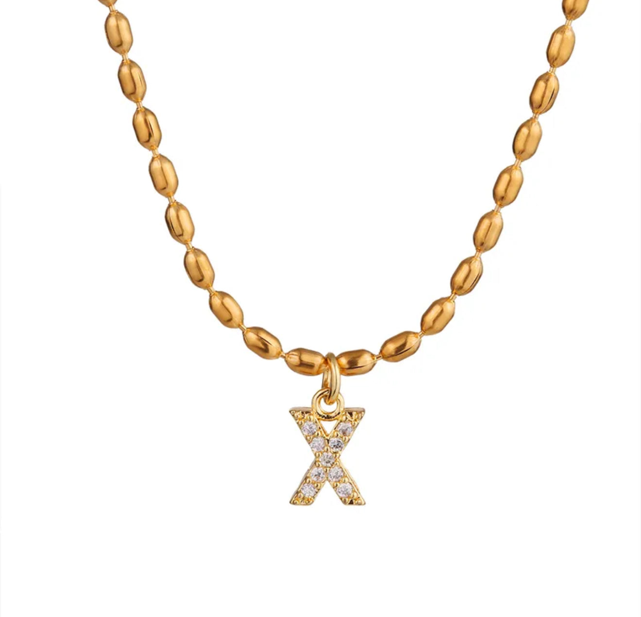 Bright initial Necklace