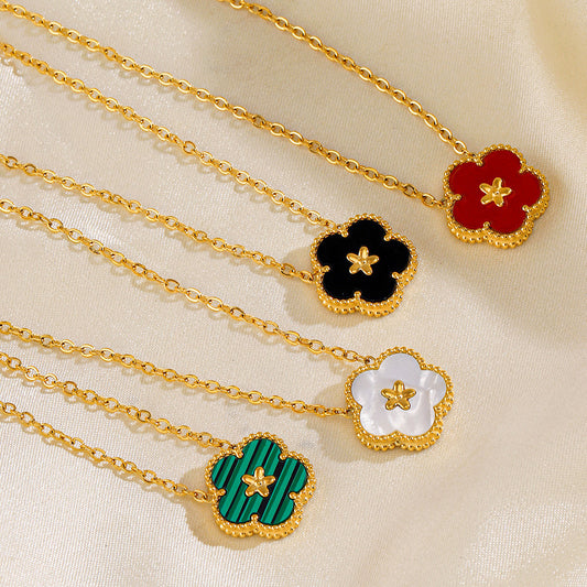 Color flower Necklace