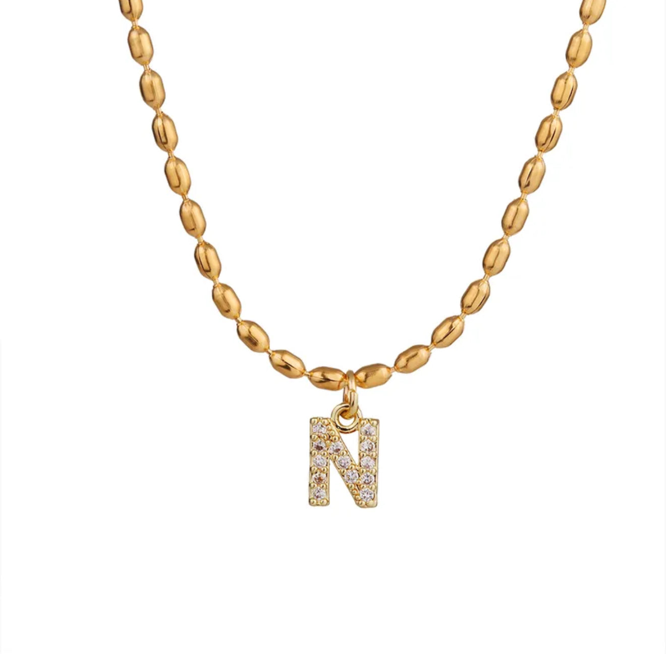 Bright initial Necklace