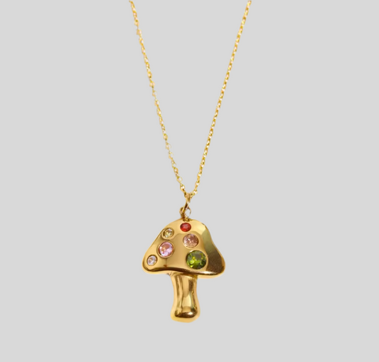 Mushroom Necklace