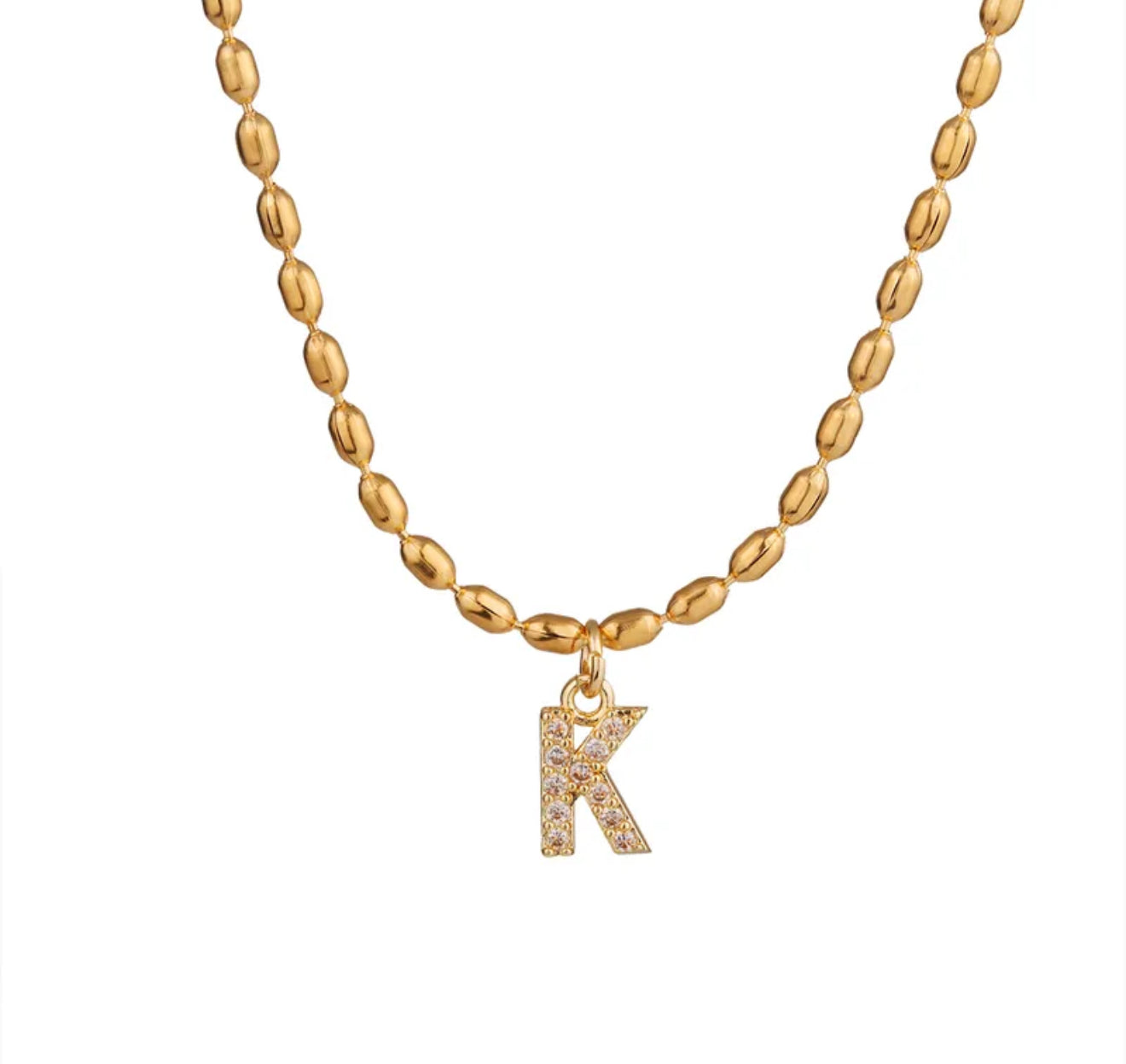 Bright initial Necklace