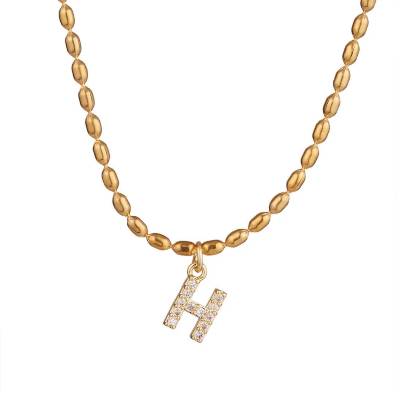 Bright initial Necklace