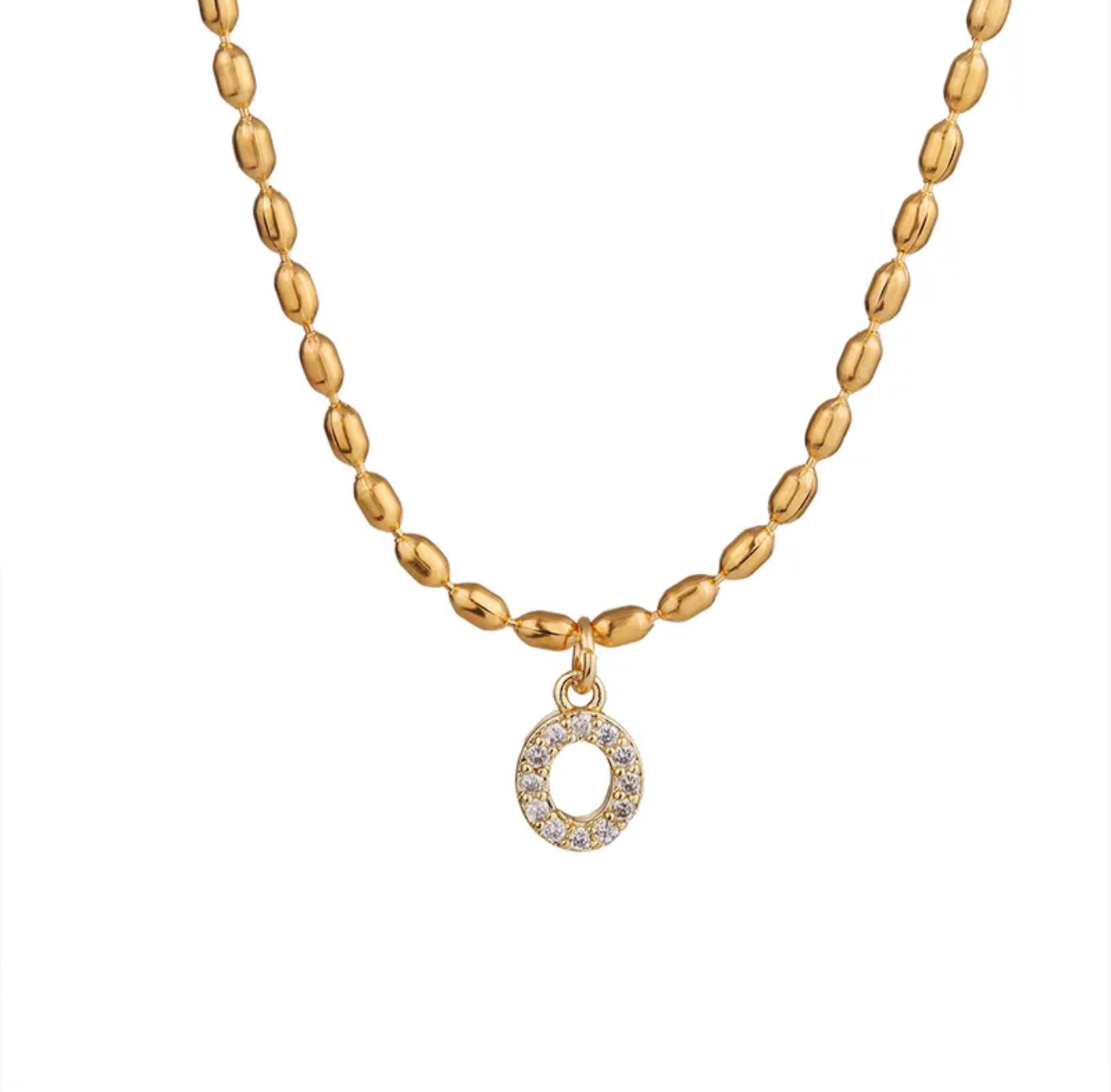 Bright initial Necklace