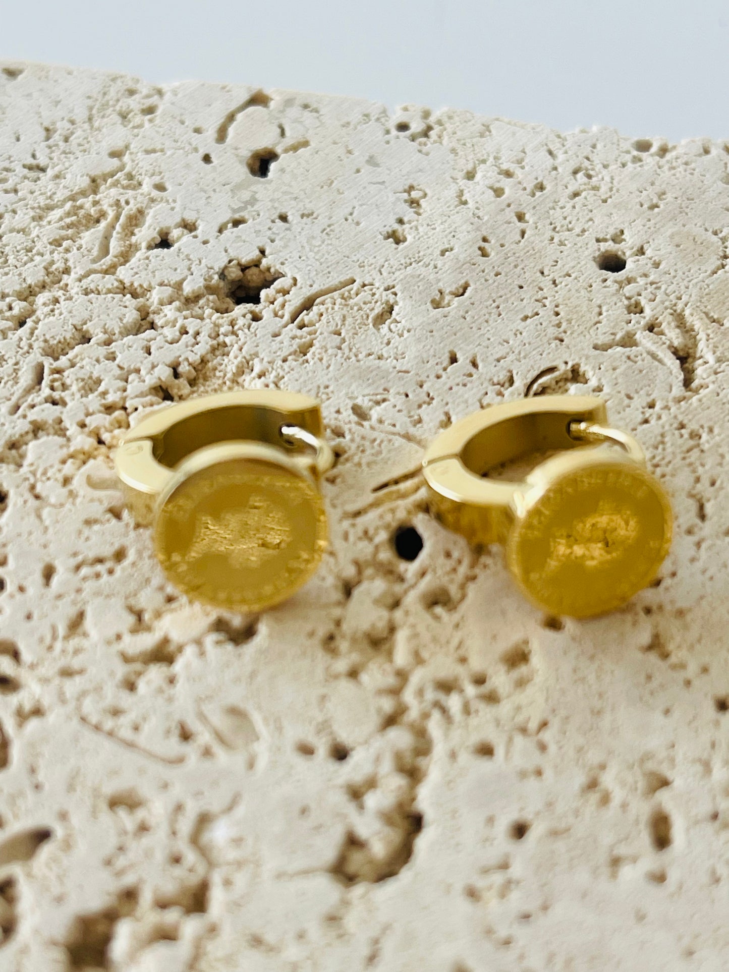 Coin earrings