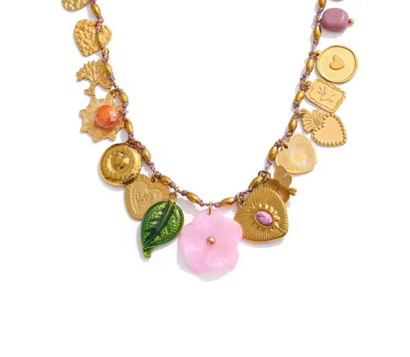 Verano charms necklace