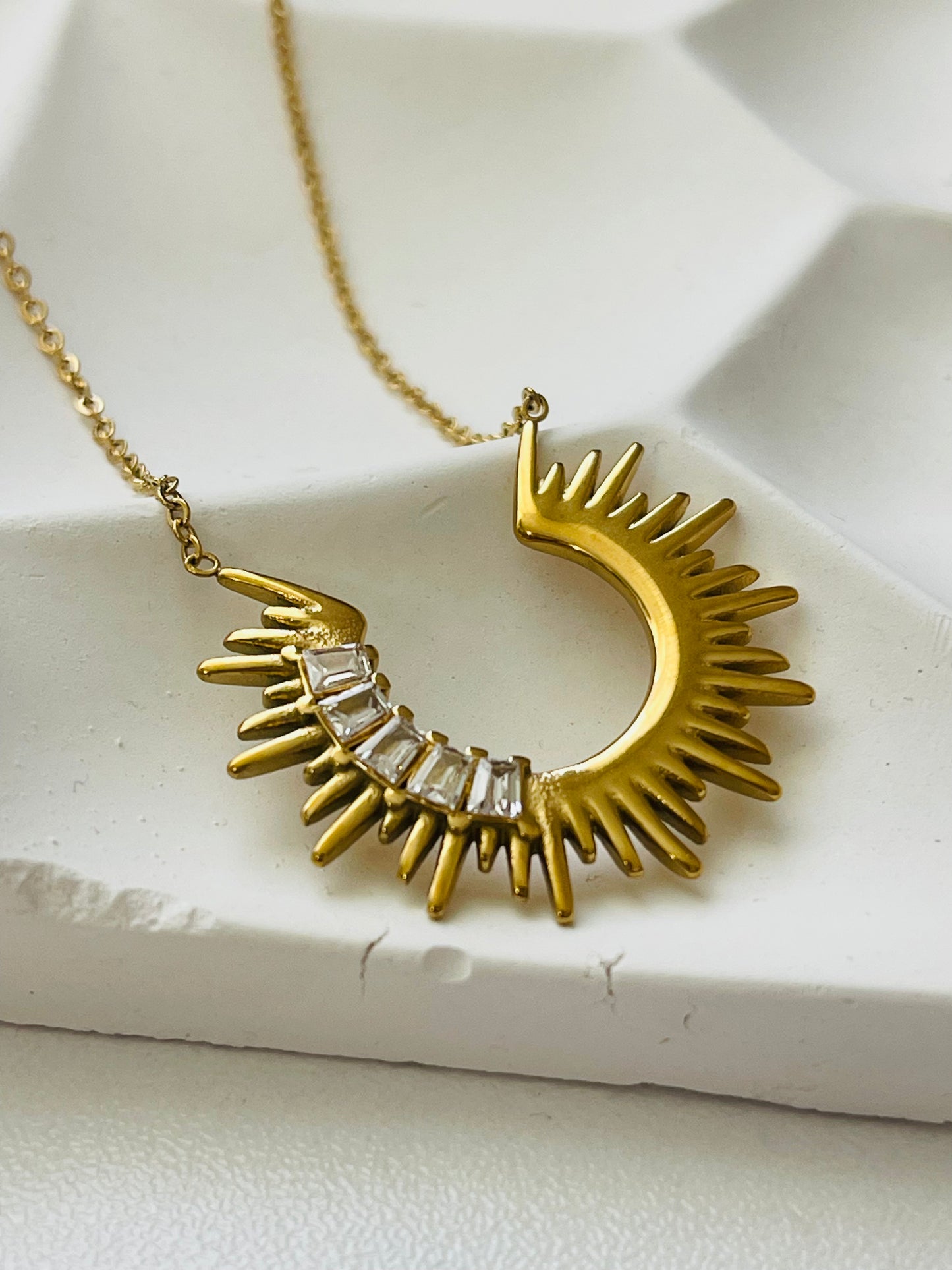 Sun necklace