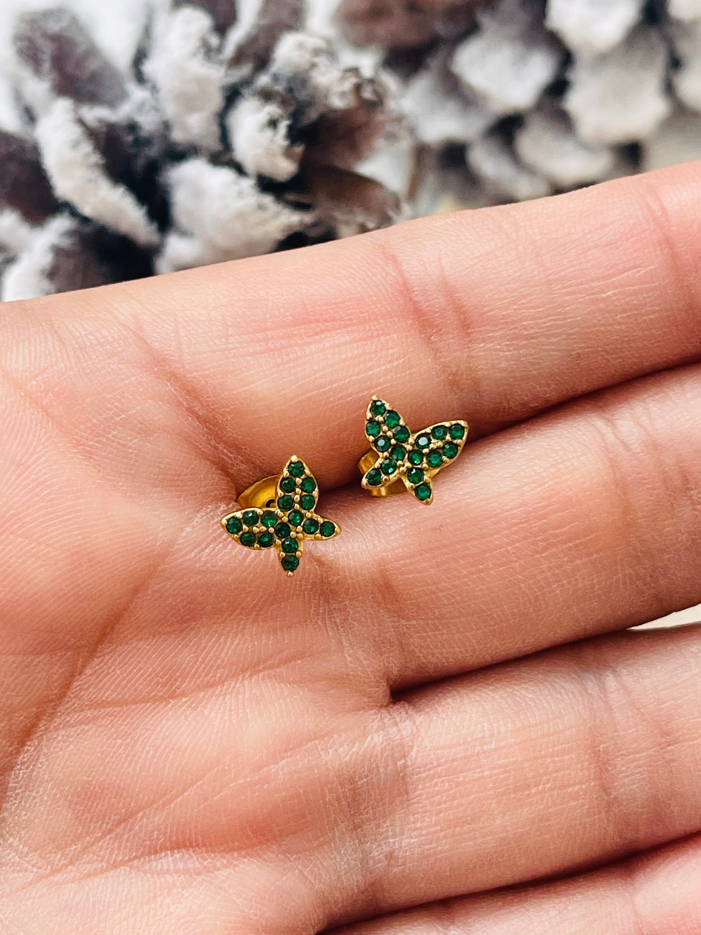 Little butterfly studs