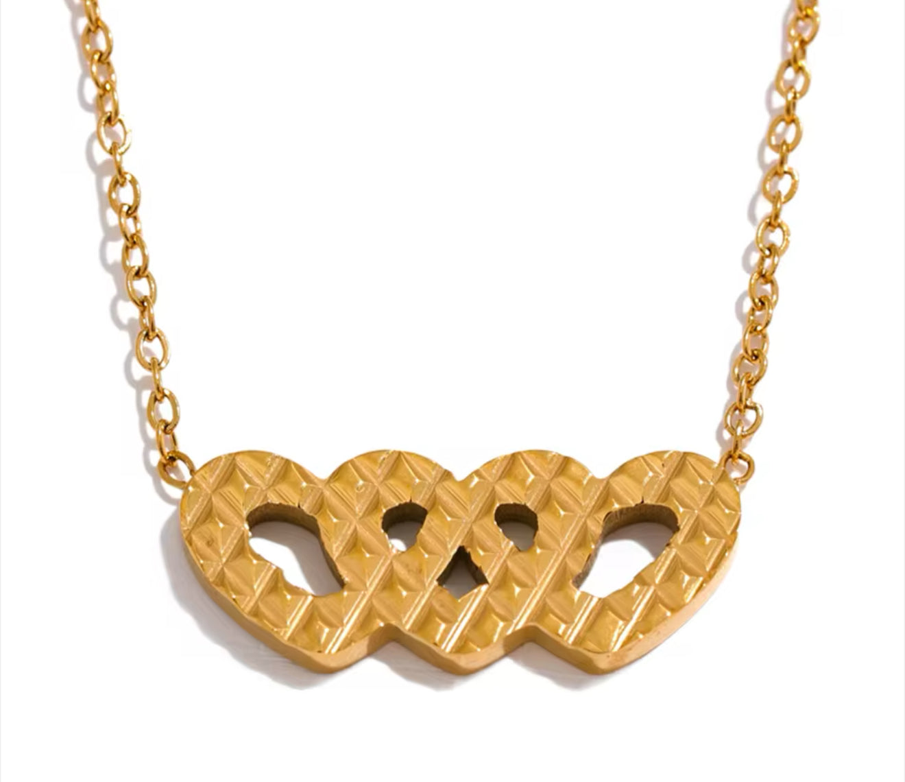 Corazón pretzel Necklace