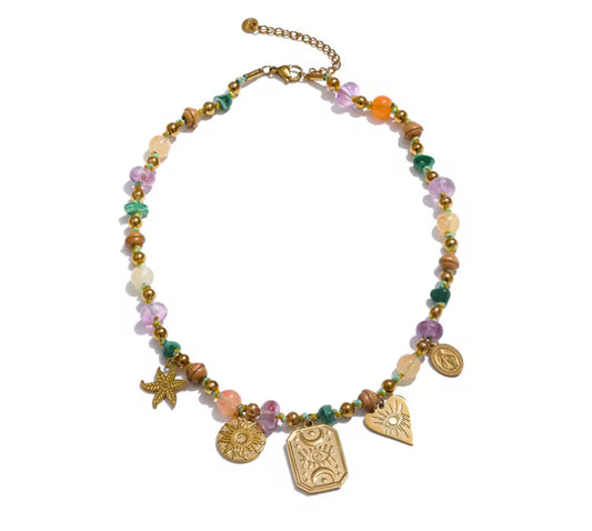 Antonia charm necklace