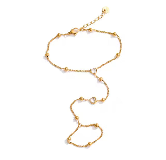 Heart hand chain