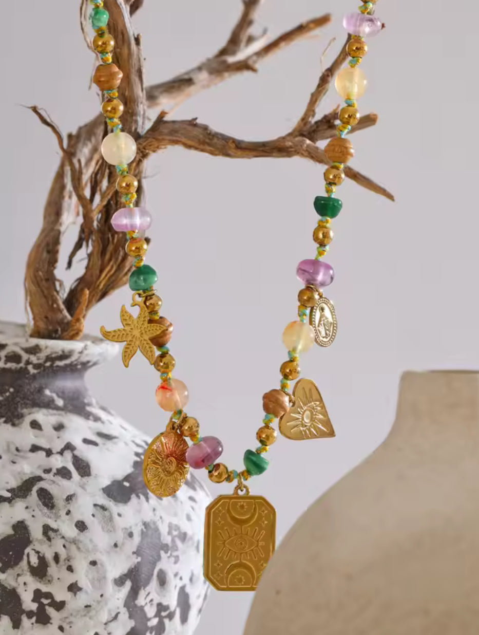 Antonia charm necklace