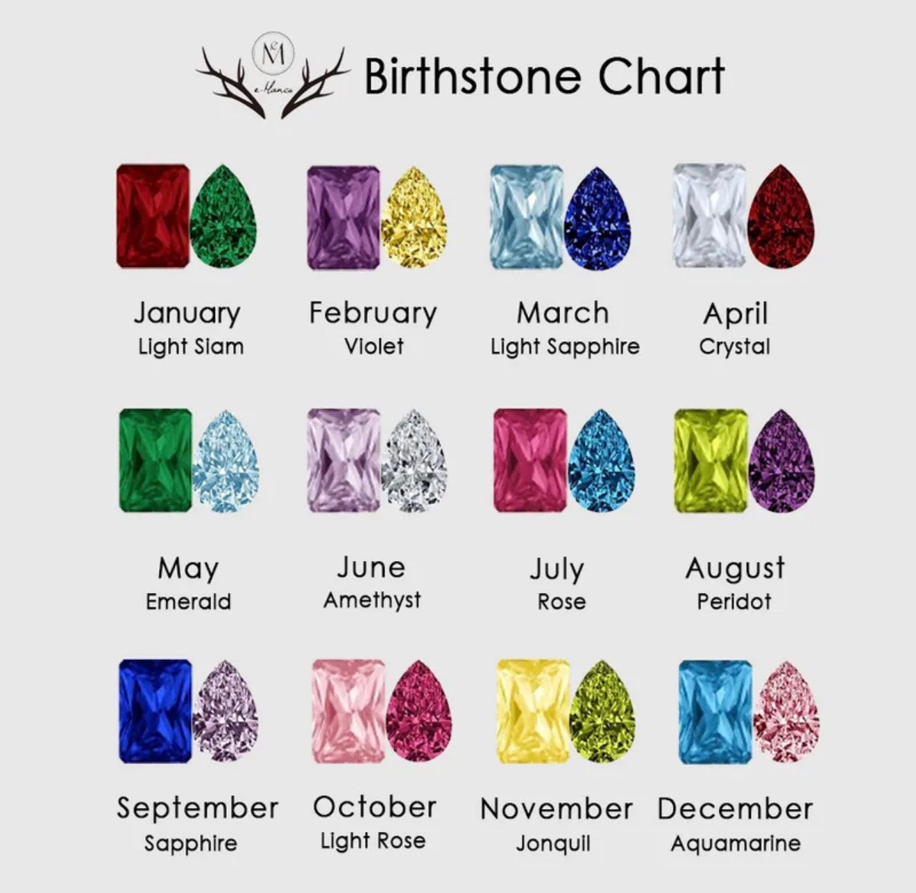 Birthstone bracelet
