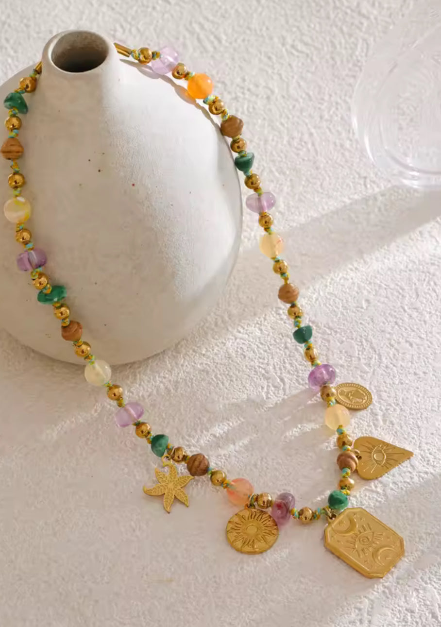 Antonia charm necklace