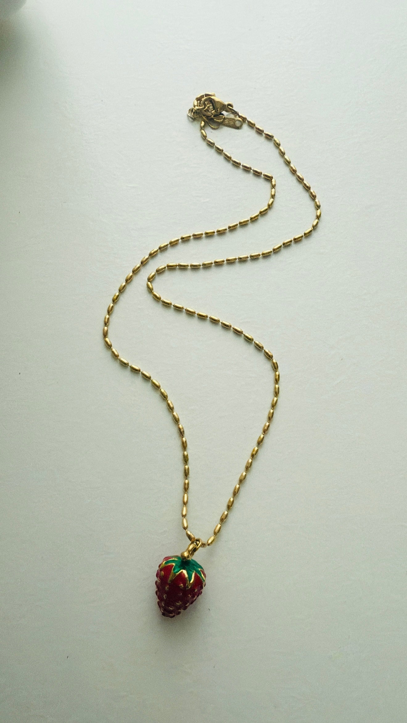 Strawberry necklace