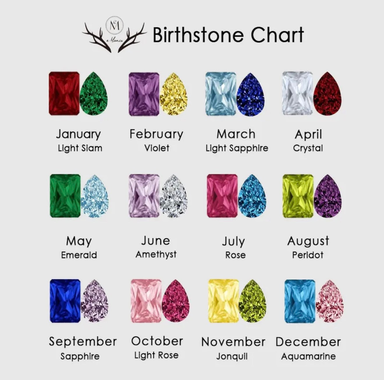 Birthstone Necklace