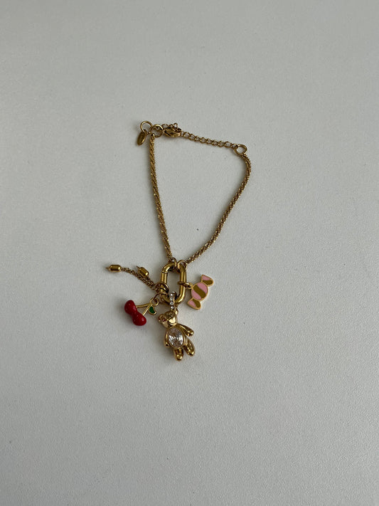 Cherry love bracelet