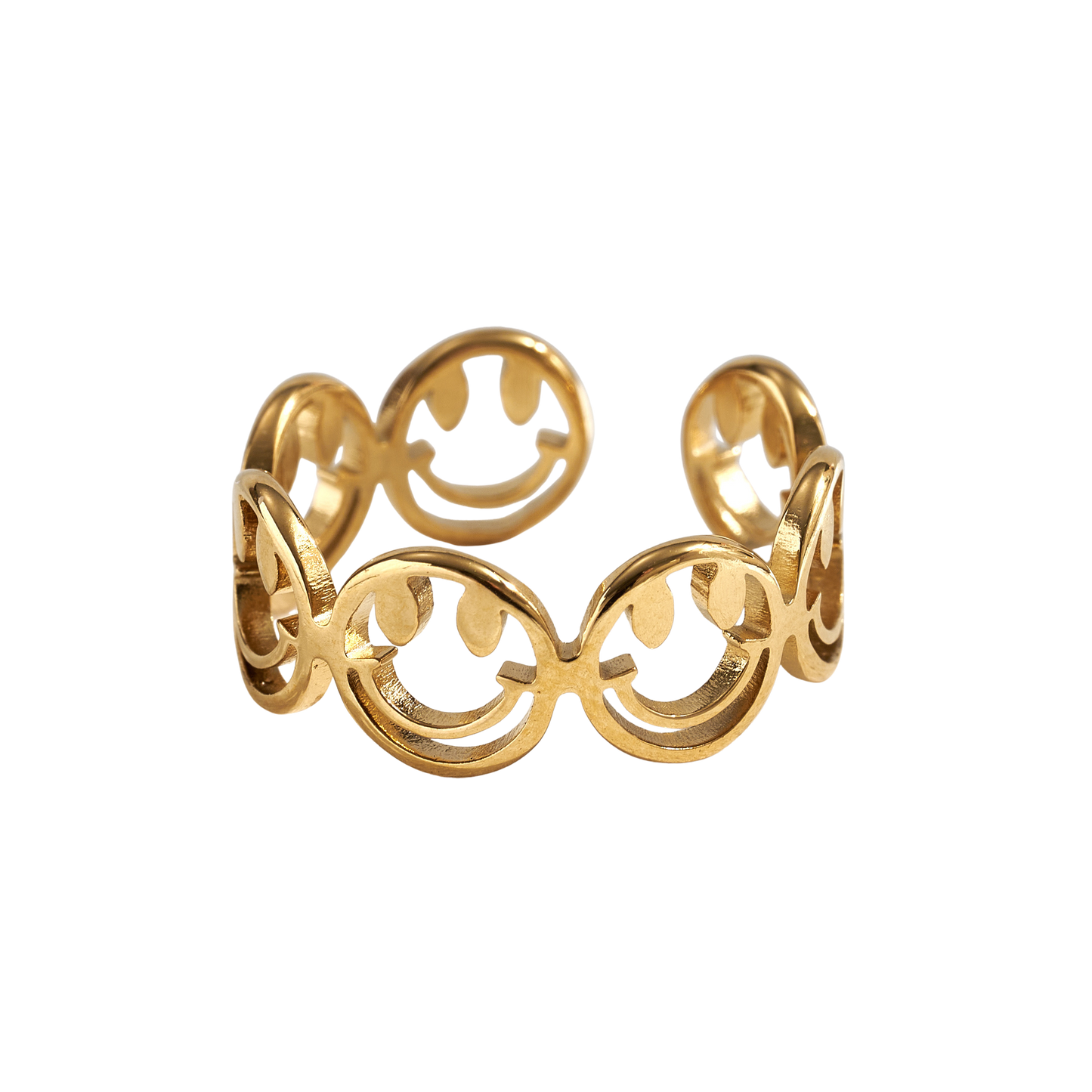 Smile face ring