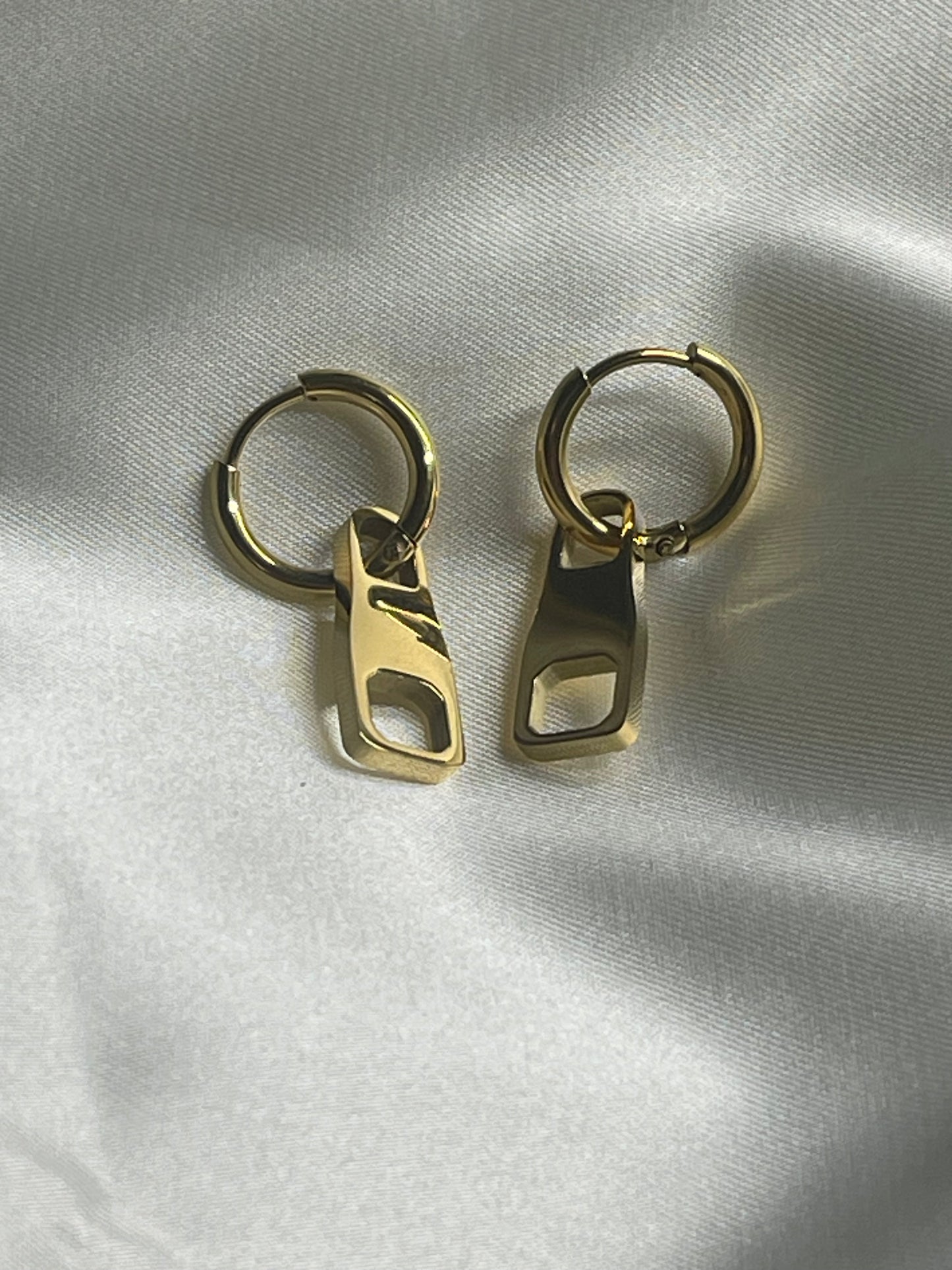 Zipper earrings