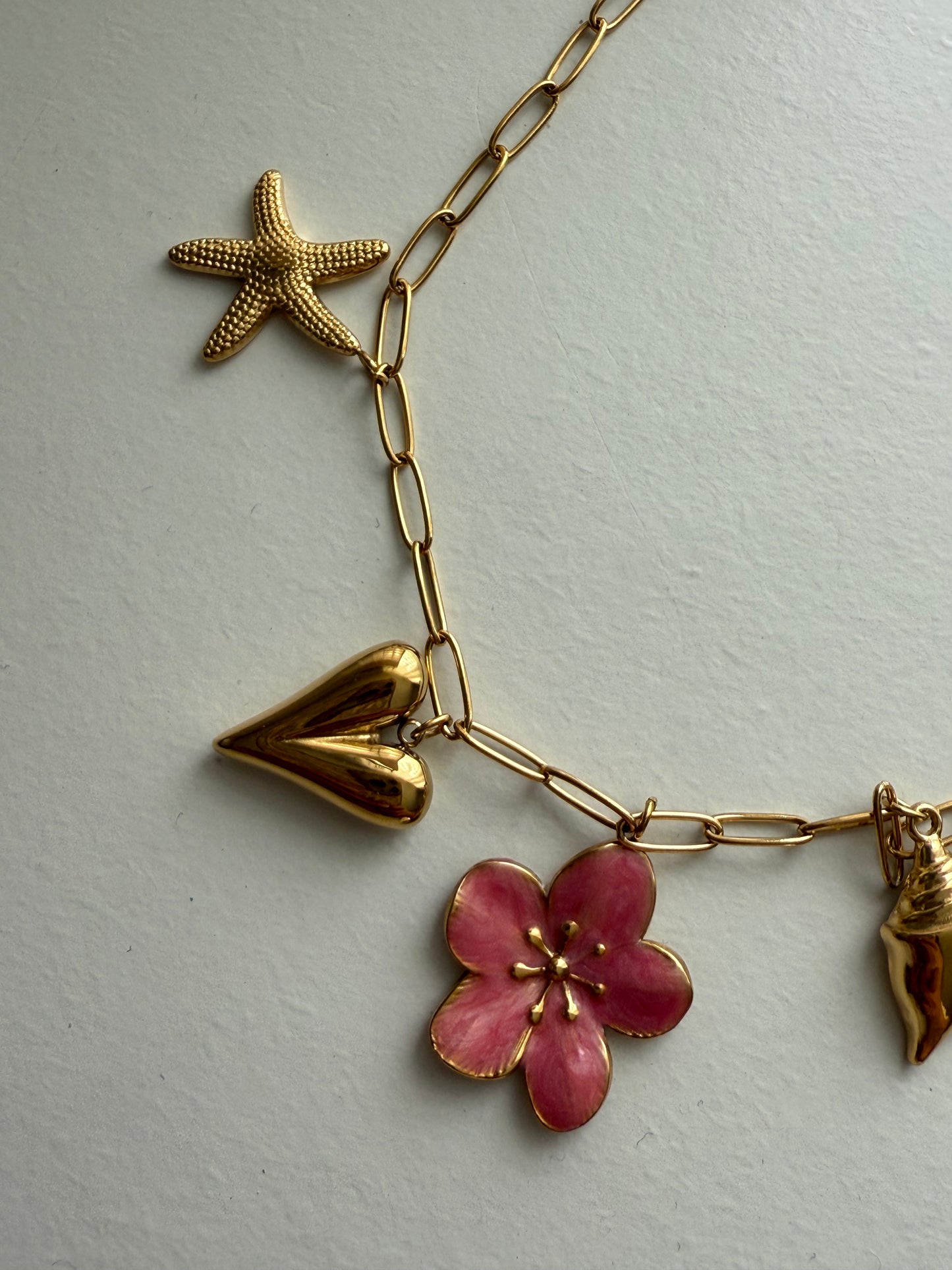 Tropical charms necklace