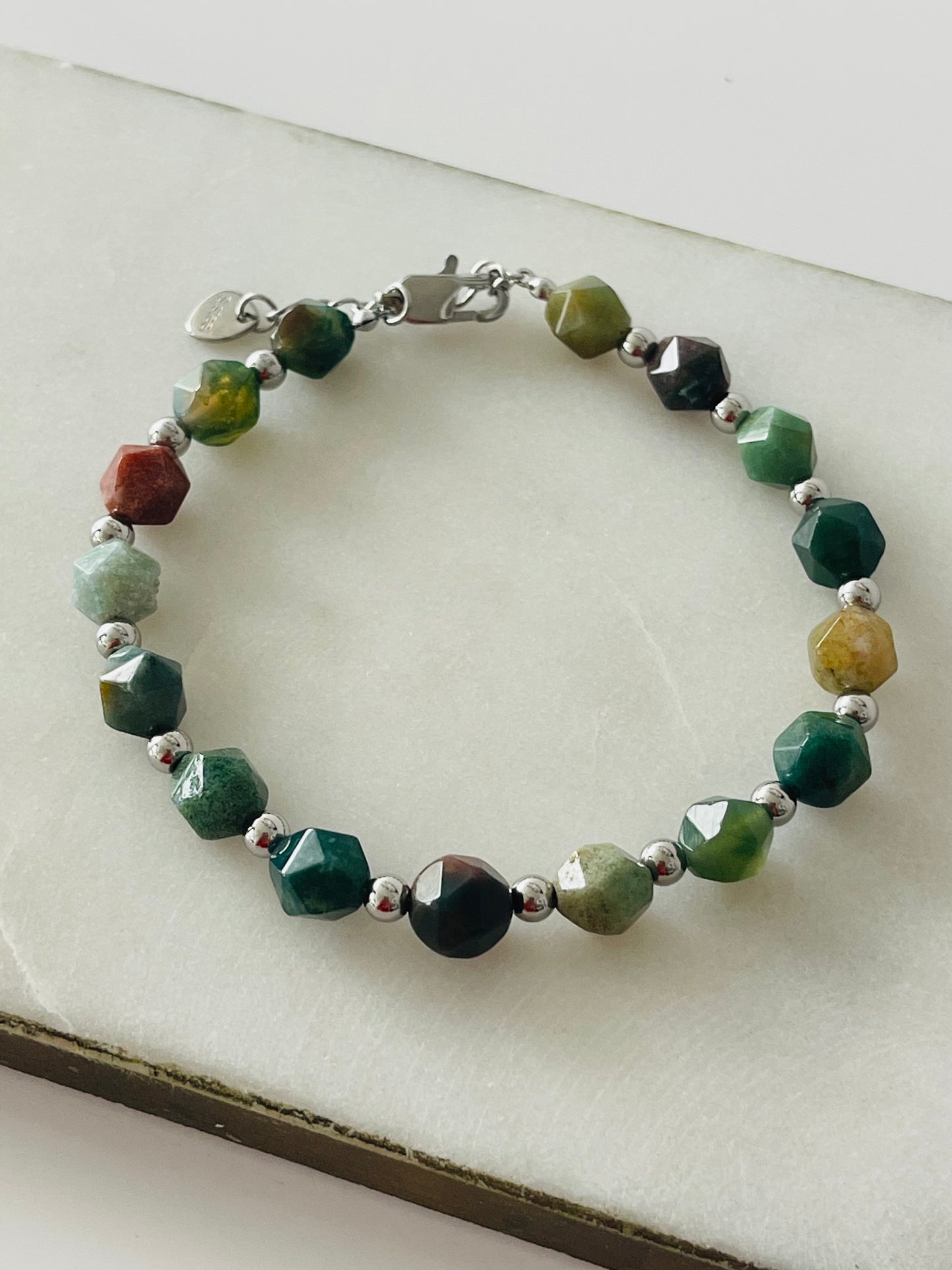 Agata Bracelet silver