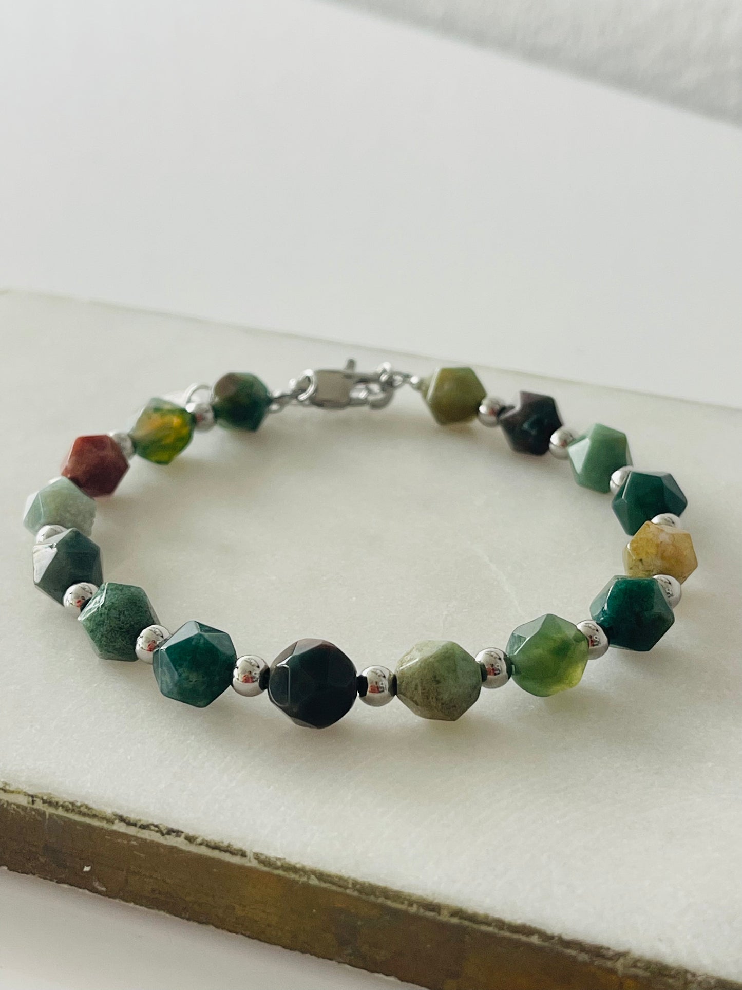 Agata Bracelet silver