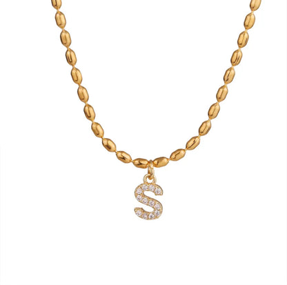 Bright initial Necklace