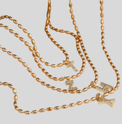 Bright initial Necklace