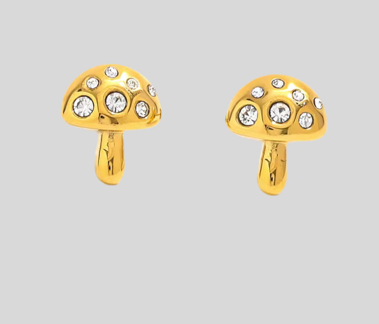 Mini Mushroom Earrings studs