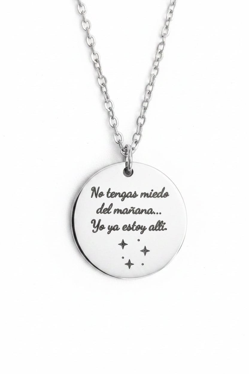 No temas del mañana necklace