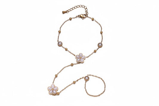 Flower hand chain