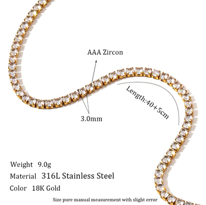 Nicky tennis Necklace