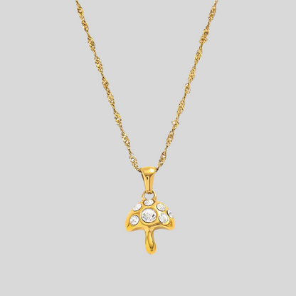 Mini Mushroom Necklace
