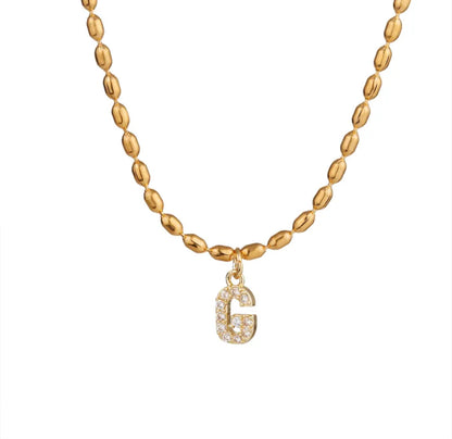 Bright initial Necklace