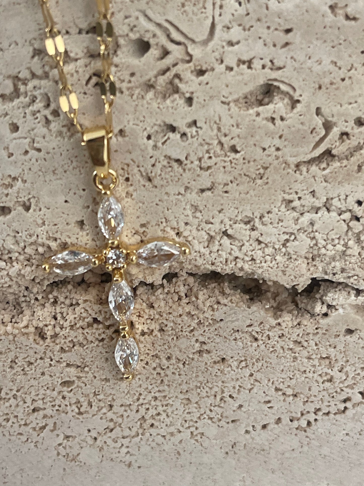 Holy cross necklace