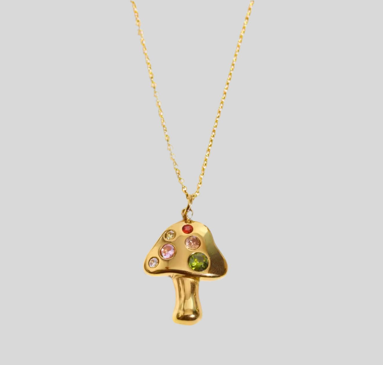 Mushroom Necklace