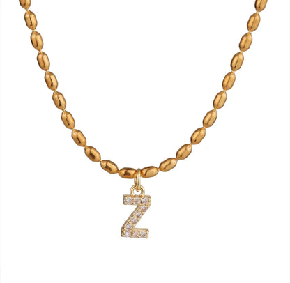 Bright initial Necklace