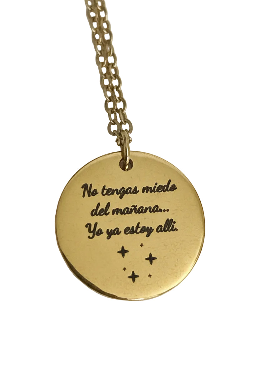 No temas del mañana necklace