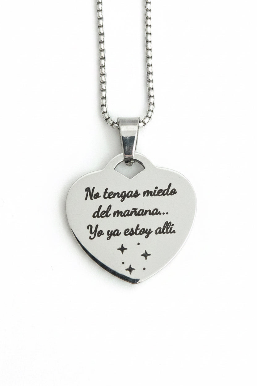 No temas del mañana necklace