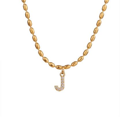 Bright initial Necklace