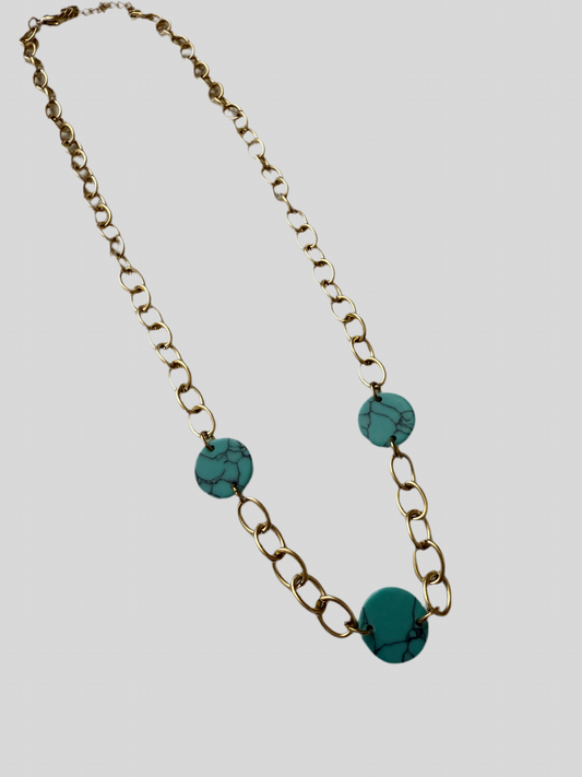 Aqua necklace