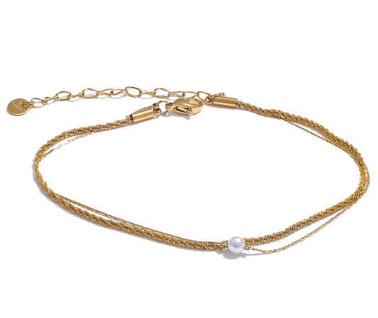 Pearl anklet