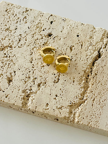 Coin earrings