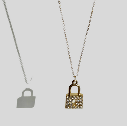 Candadito Necklace & Earrings